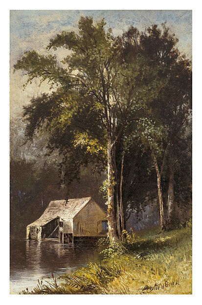 Summer Woodlands, Julie Hart Beers, ca. 1870s
